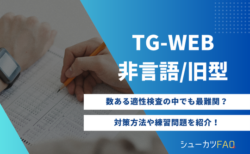 【非言語編】TG-WEB非言語(旧型)の対策方法について解説！