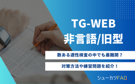 【非言語編】TG-WEB非言語(旧型)の対策方法について解説！